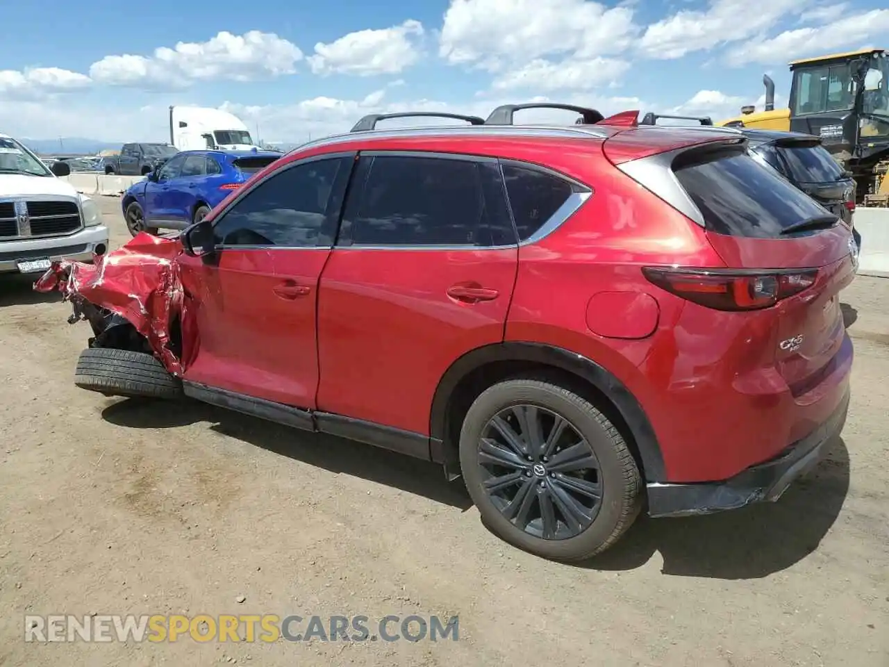 2 fotografías del automóvil dañado JM3KFBAY5N0567701 MAZDA CX-5 2022