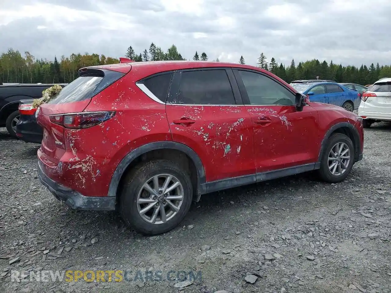 3 fotografías del automóvil dañado JM3KFBBL6N0613426 MAZDA CX-5 2022