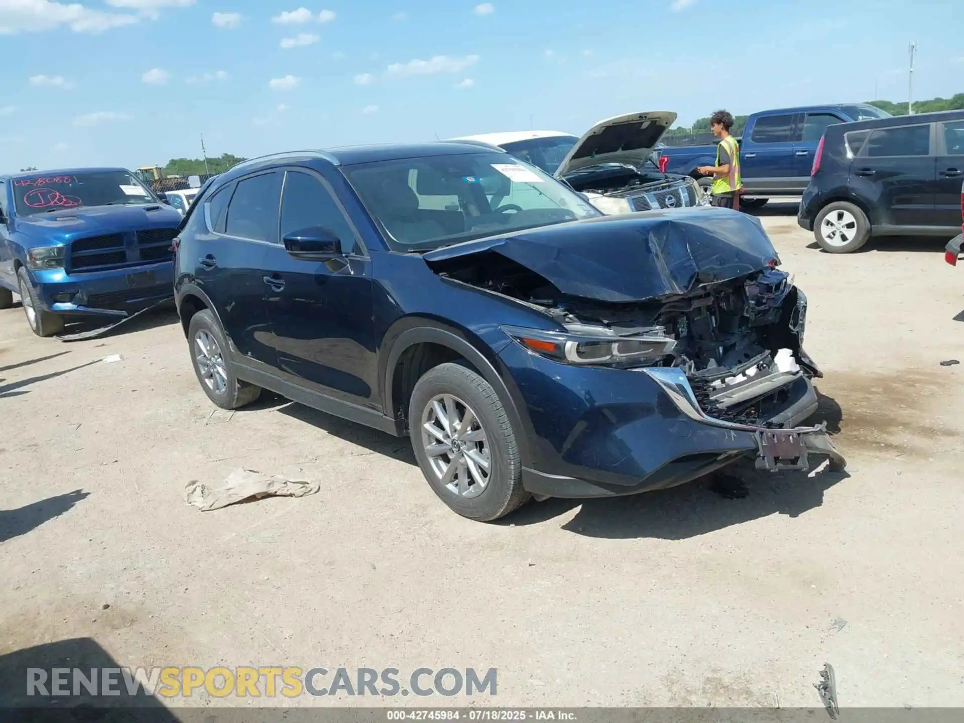1 Photograph of a damaged car JM3KFBCM1N0560772 MAZDA CX-5 2022