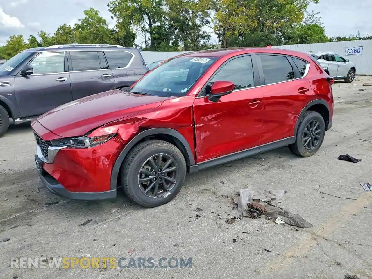 1 Photograph of a damaged car JM3KFBCM1N1586332 MAZDA CX-5 2022