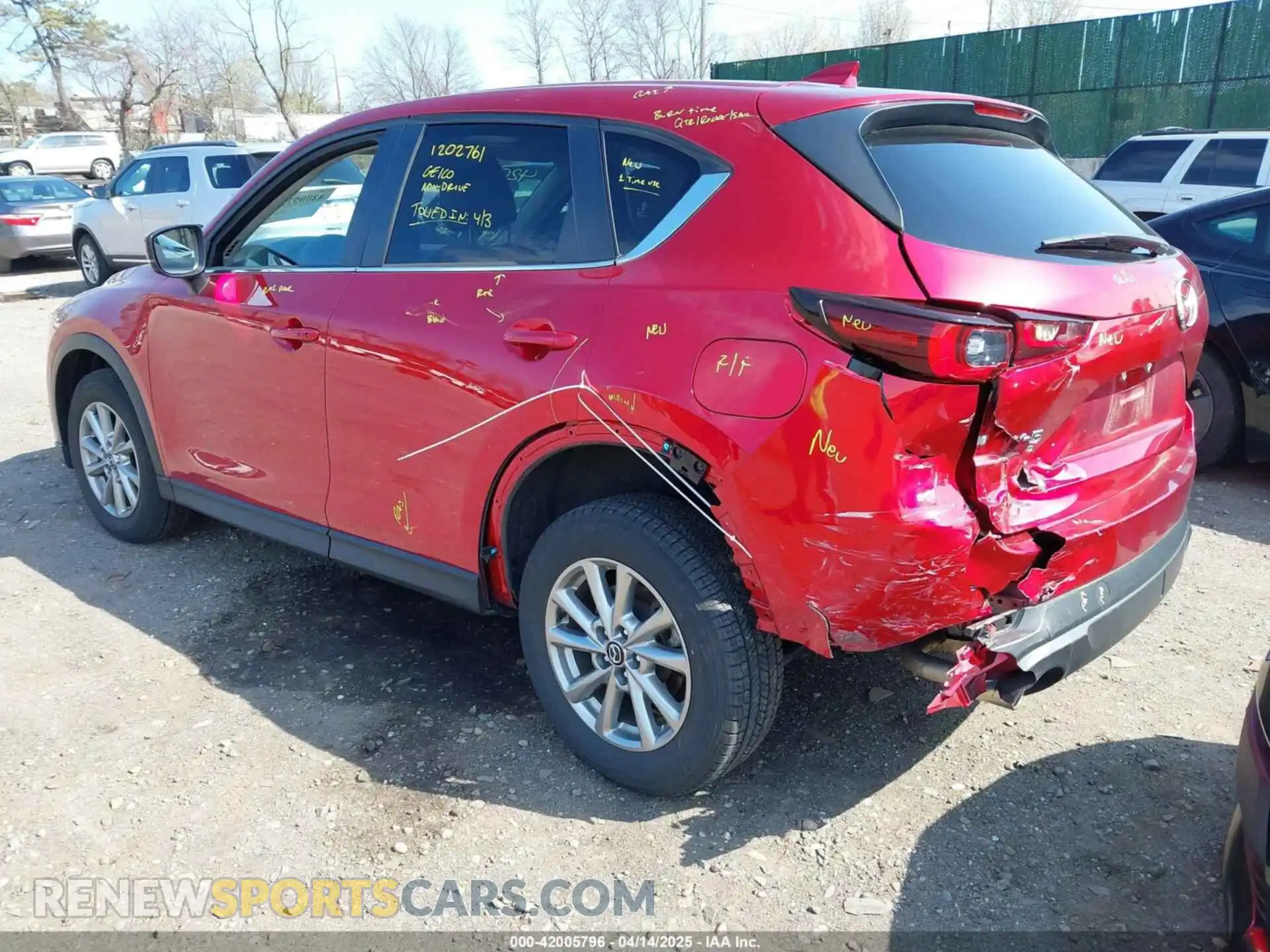 3 Photograph of a damaged car JM3KFBCM4N0611097 MAZDA CX-5 2022