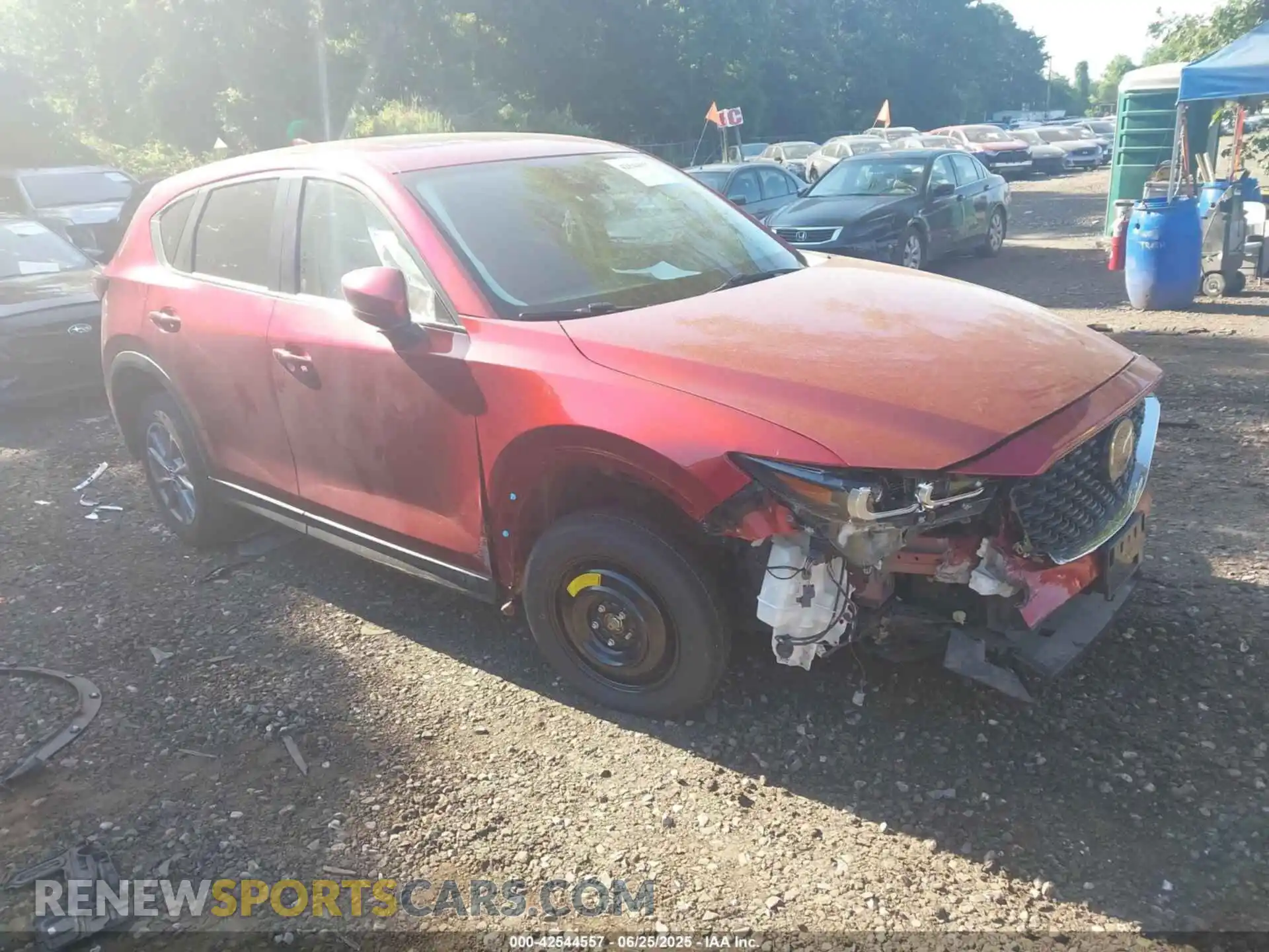 1 Photograph of a damaged car JM3KFBCM5N1576726 MAZDA CX-5 2022
