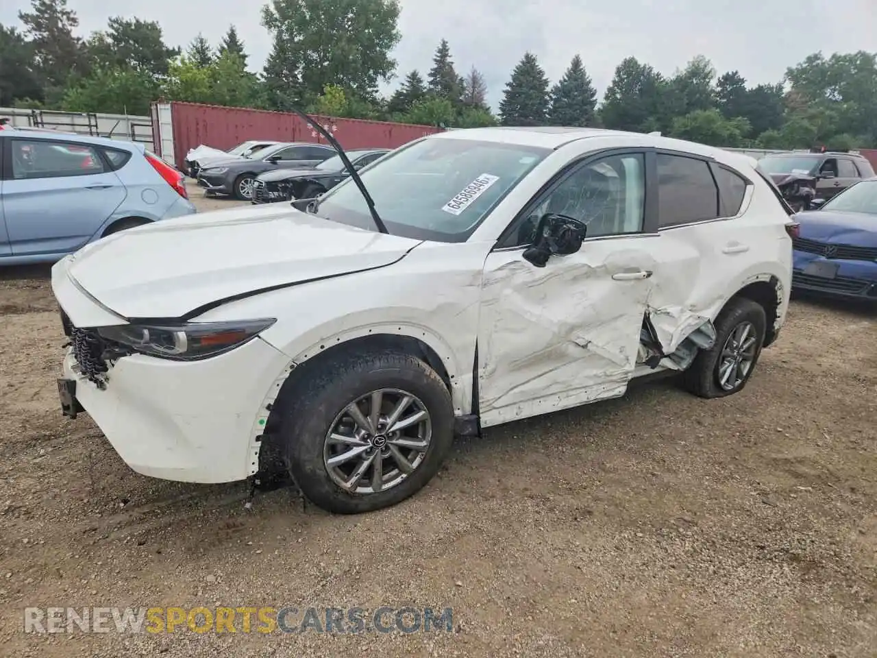 1 Photograph of a damaged car JM3KFBCM8N0572529 MAZDA CX-5 2022