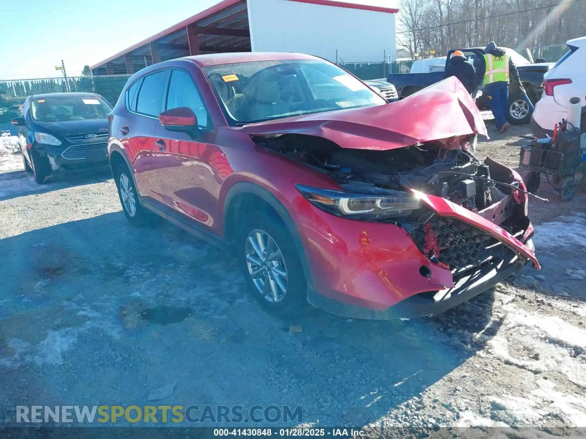 1 Photograph of a damaged car JM3KFBCM8N0601334 MAZDA CX-5 2022