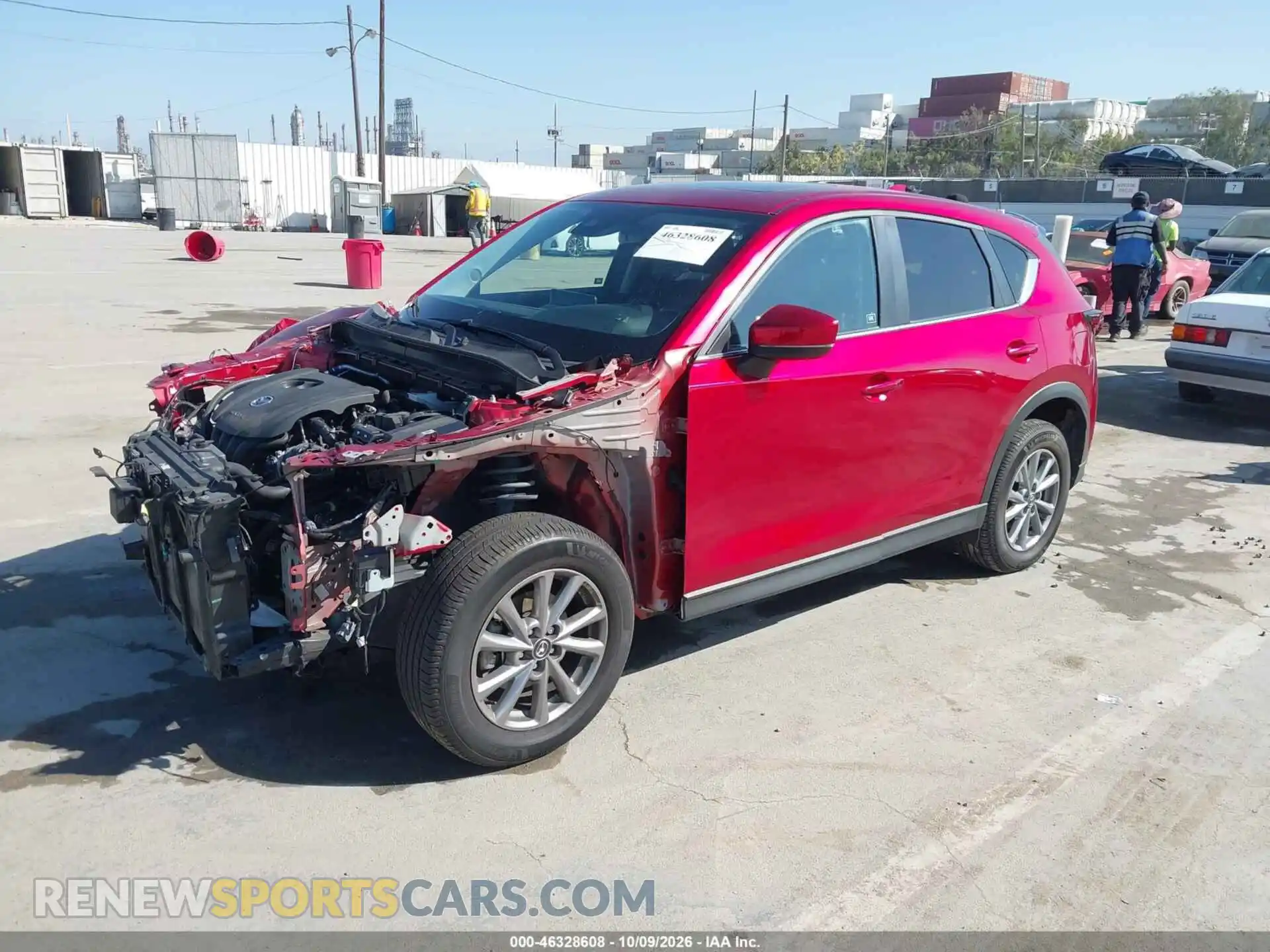 2 fotografías del automóvil dañado JM3KFBCMXN1565205 MAZDA CX-5 2022