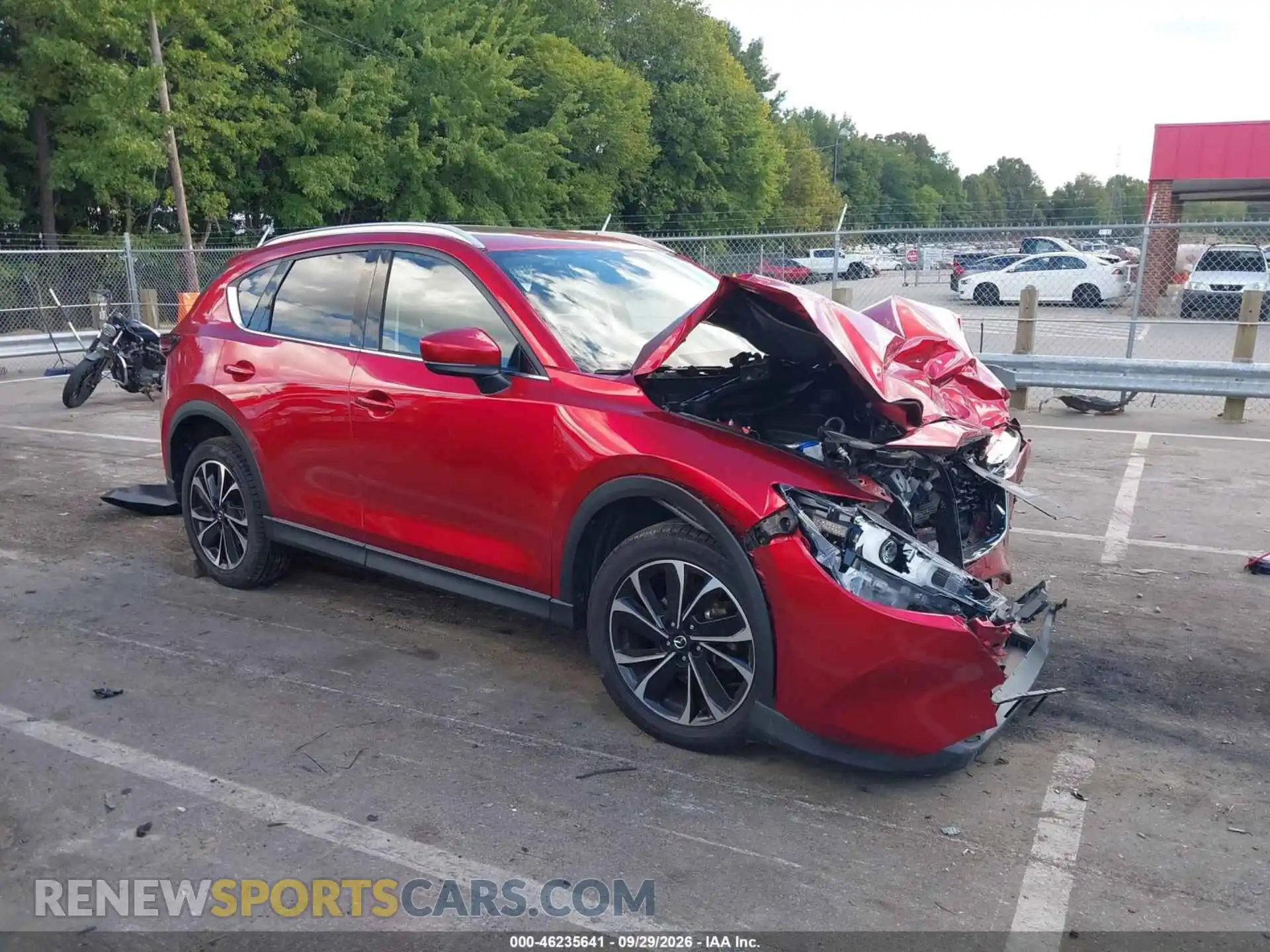 1 Photograph of a damaged car JM3KFBDM2N0561458 MAZDA CX-5 2022