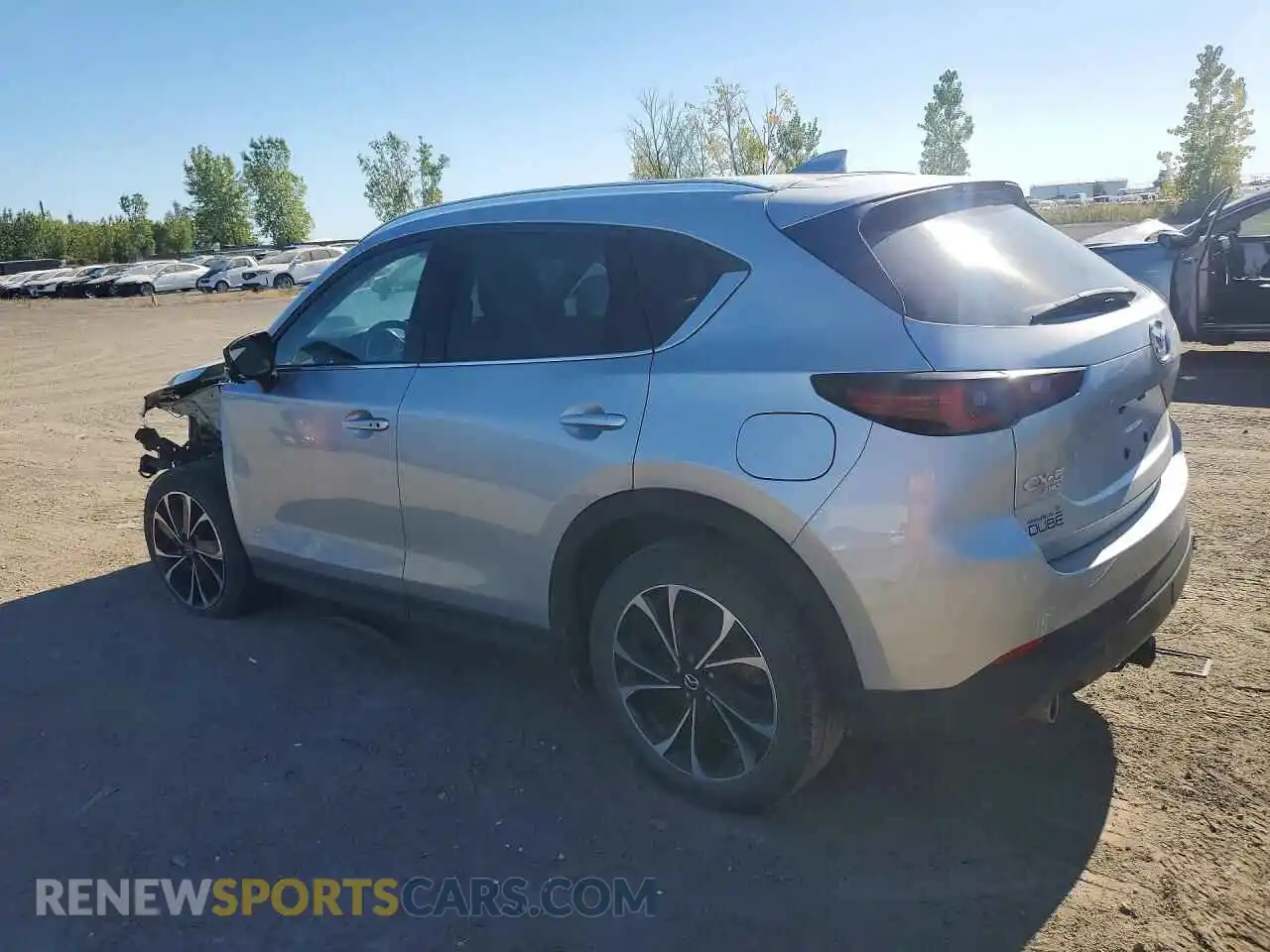 2 fotografías del automóvil dañado JM3KFBDM8N1612620 MAZDA CX-5 2022