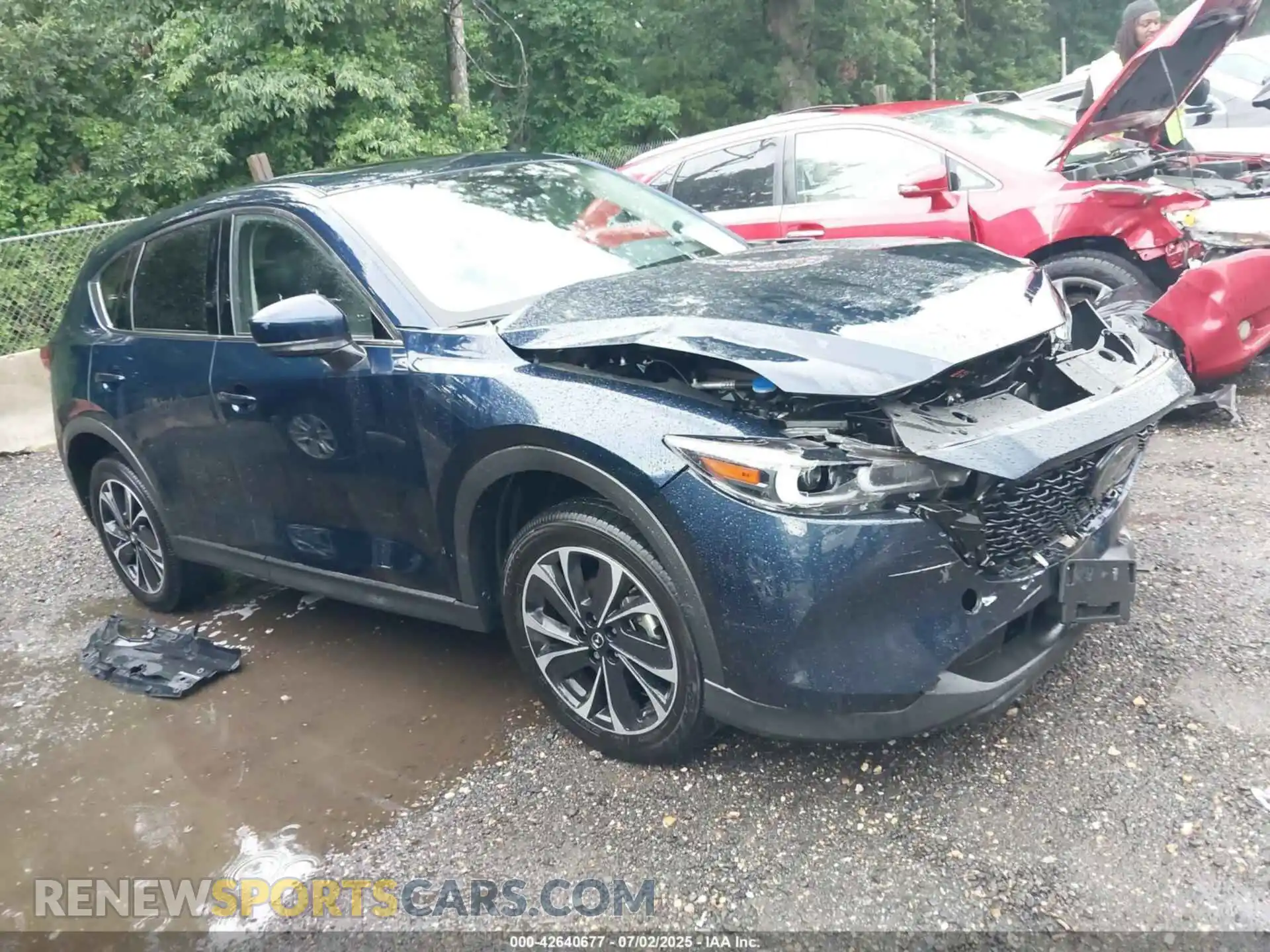 1 Photograph of a damaged car JM3KFBEM5N0524323 MAZDA CX-5 2022