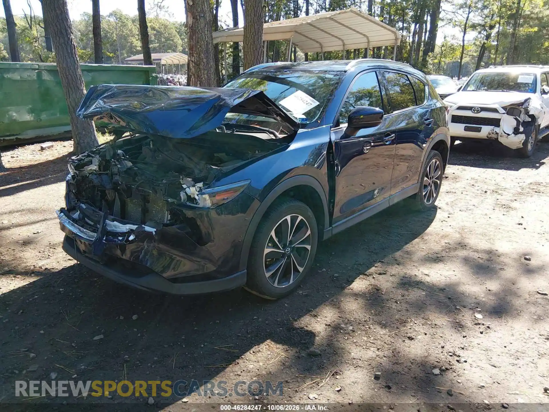 2 Photograph of a damaged car JM3KFBEM7N1592245 MAZDA CX-5 2022