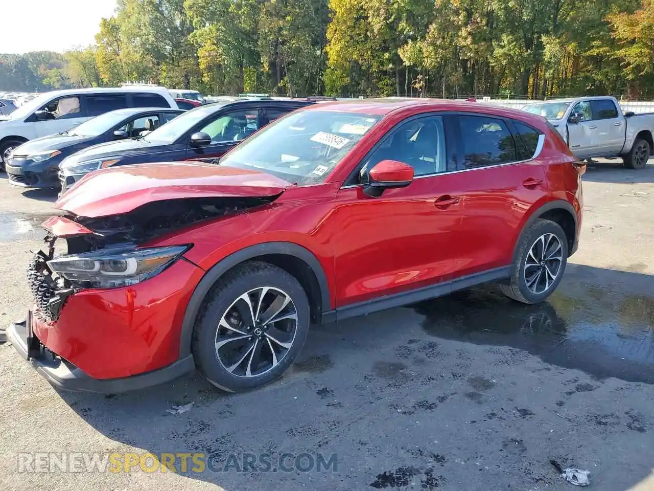 1 Photograph of a damaged car JM3KFBEM8N0612413 MAZDA CX-5 2022