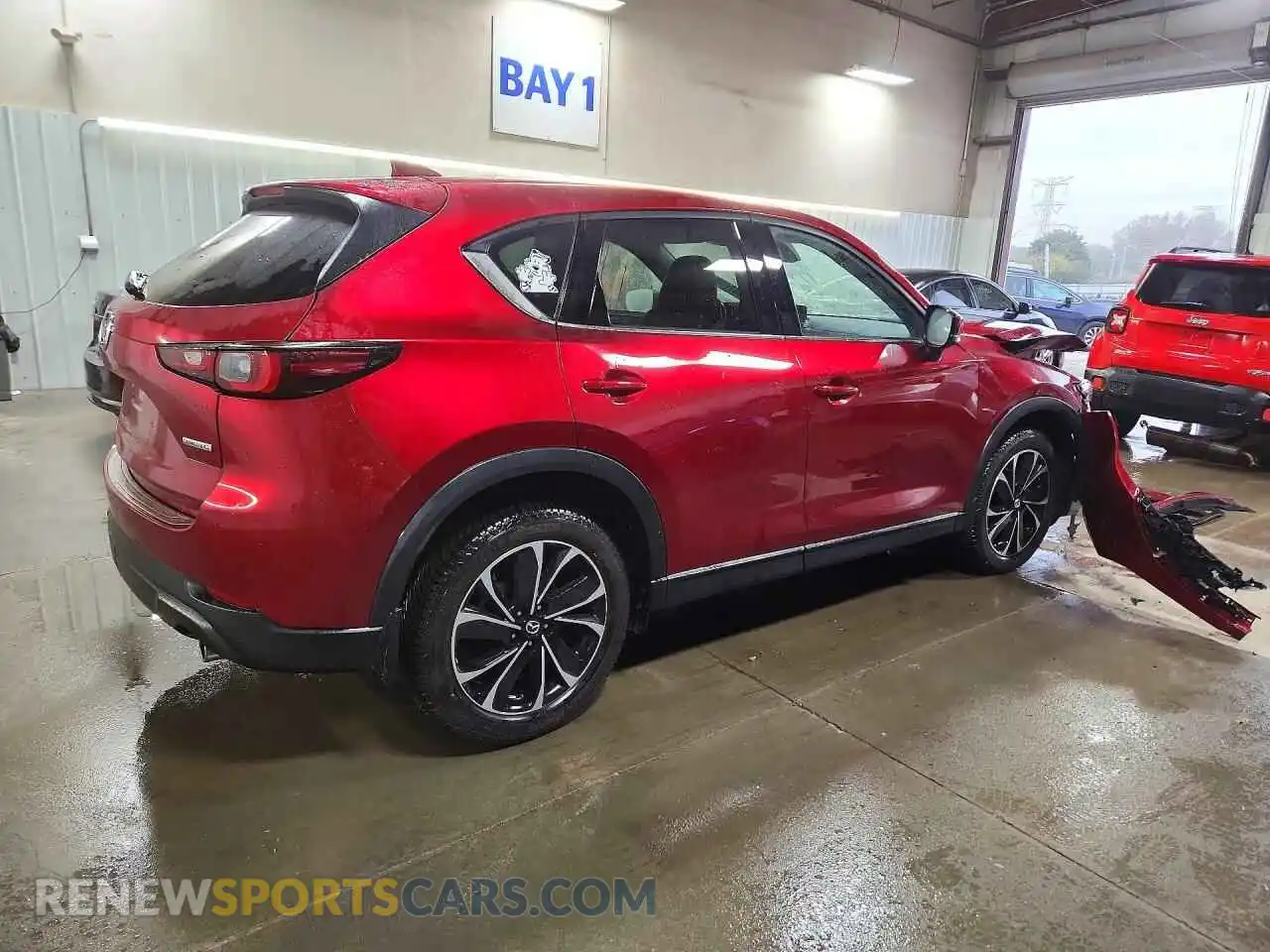 3 fotografías del automóvil dañado JM3KFBEM9N0599901 MAZDA CX-5 2022
