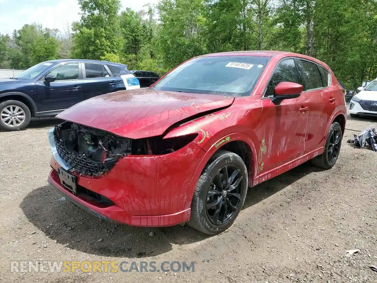 1 Photograph of a damaged car JM3KFBEY5N0617412 MAZDA CX-5 2022