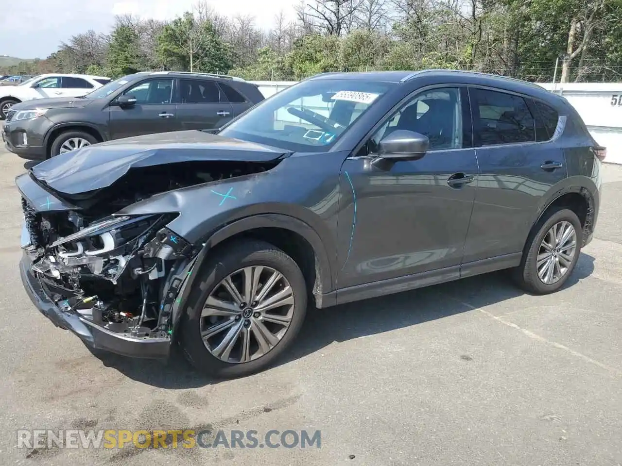 1 Photograph of a damaged car JM3KFBXY0N0600644 MAZDA CX-5 2022