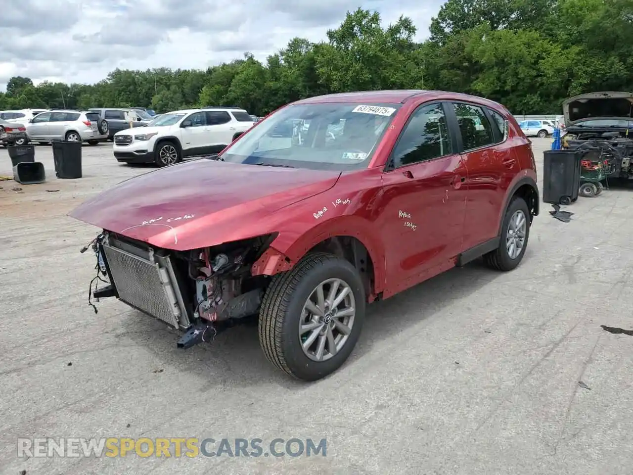 1 Photograph of a damaged car JM3KFBAM4P0252484 MAZDA CX-5 2023