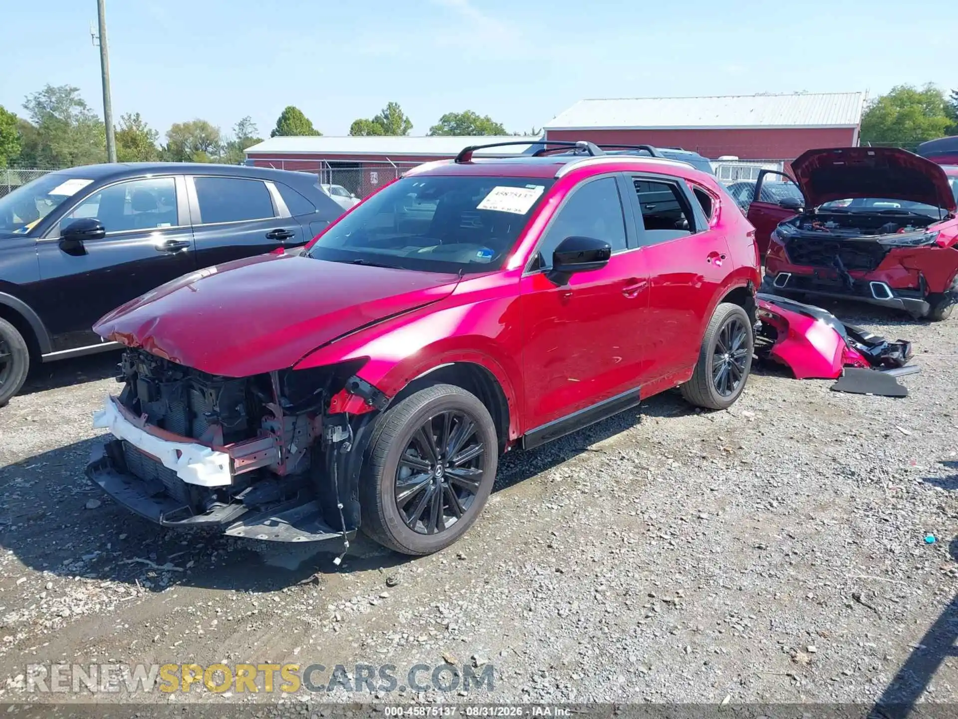 2 fotografías del automóvil dañado JM3KFBAY1P0208574 MAZDA CX-5 2023