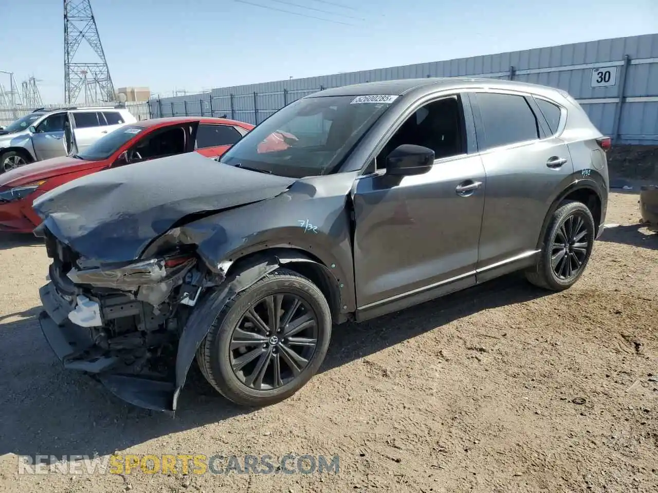 1 Photograph of a damaged car JM3KFBAY4P0135197 MAZDA CX-5 2023