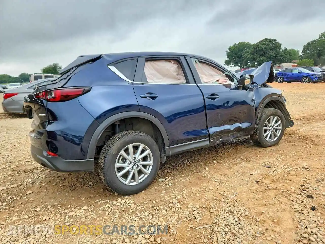 3 fotografías del automóvil dañado JM3KFBBM2P0286700 MAZDA CX-5 2023
