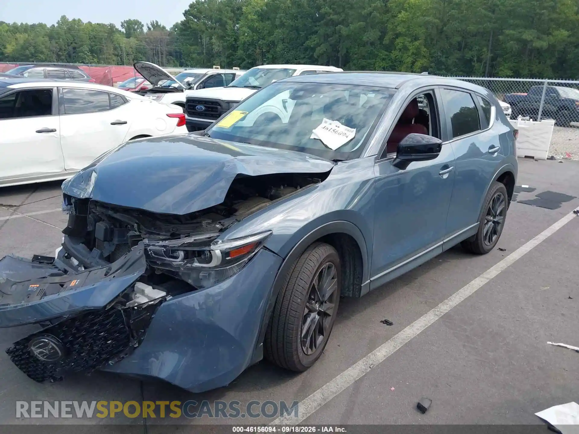 2 fotografías del automóvil dañado JM3KFBCM0P0130105 MAZDA CX-5 2023
