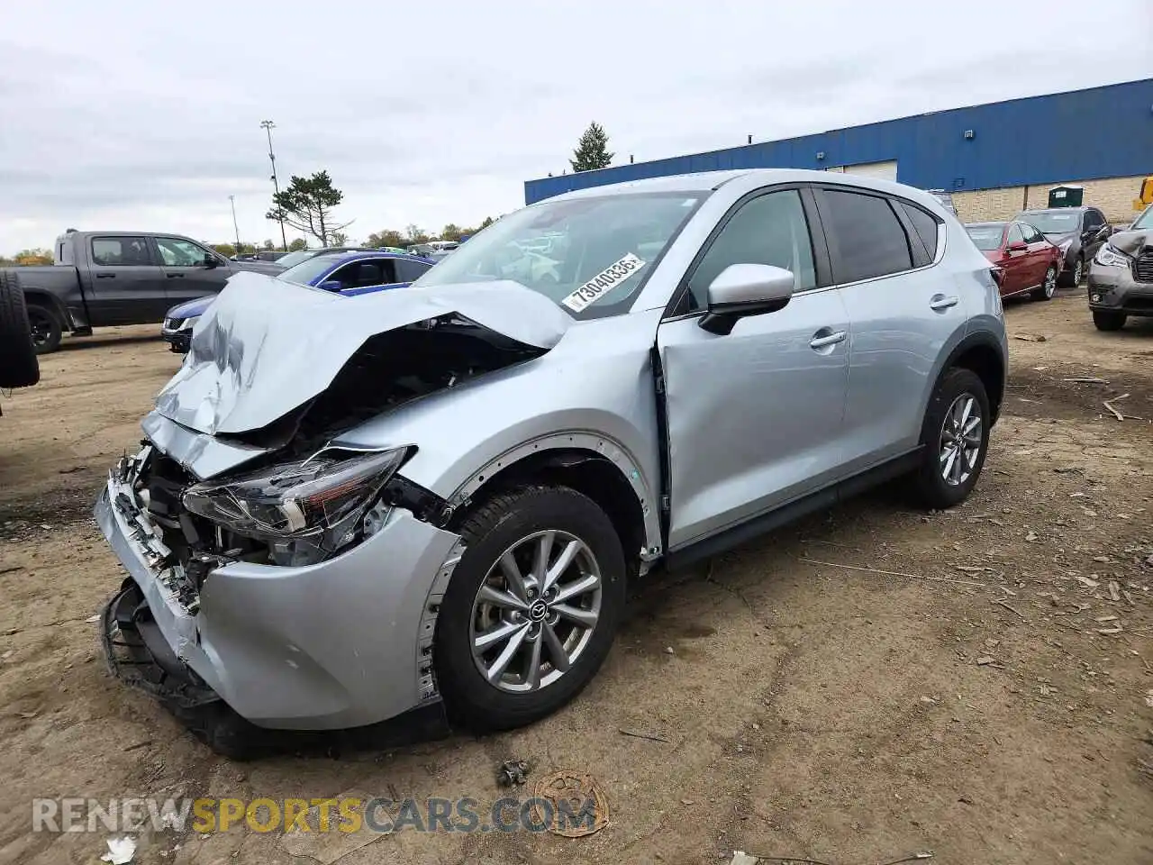 1 Photograph of a damaged car JM3KFBCM4P0222737 MAZDA CX-5 2023