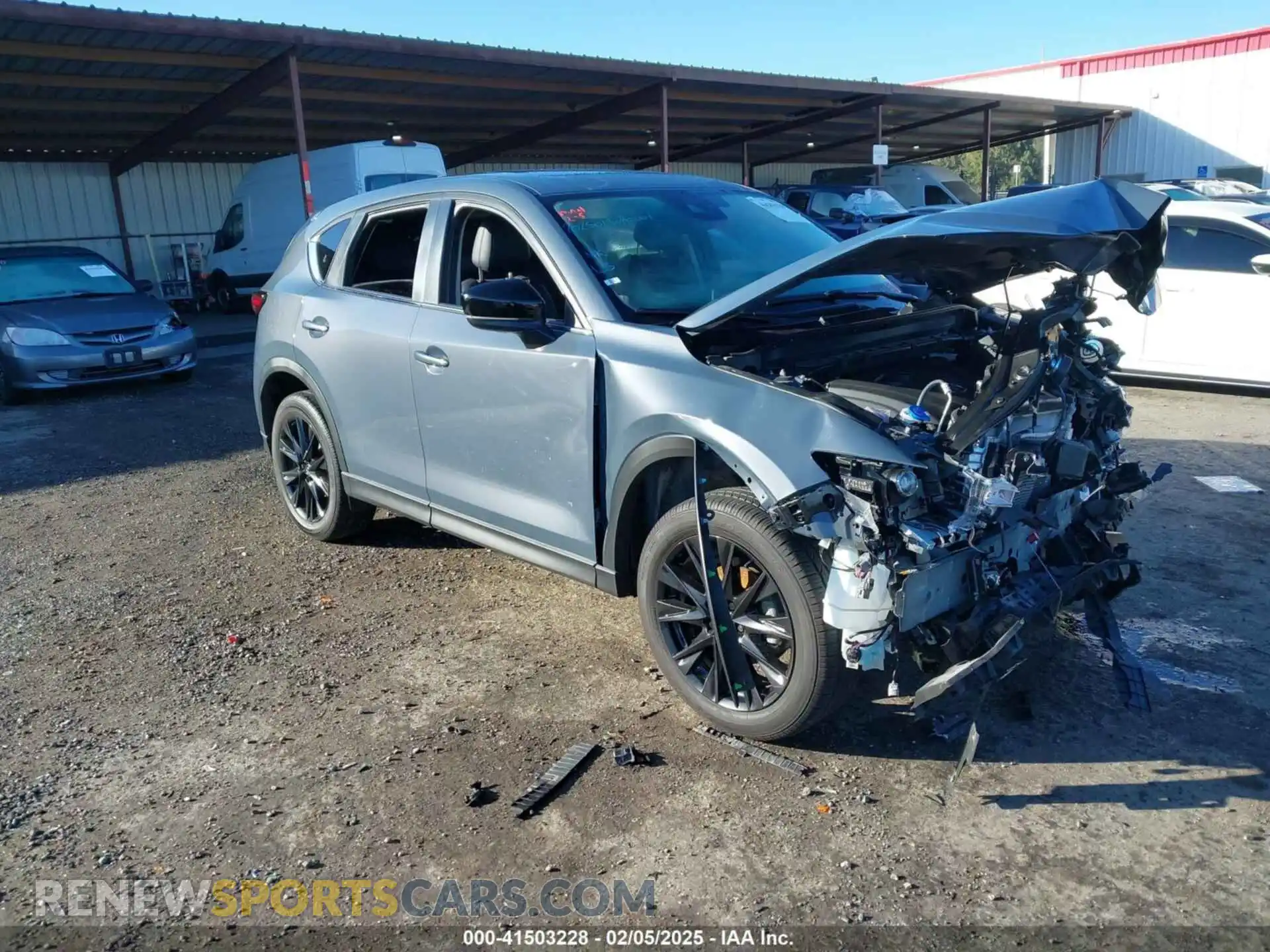 1 Photograph of a damaged car JM3KFBCM6P0240348 MAZDA CX-5 2023