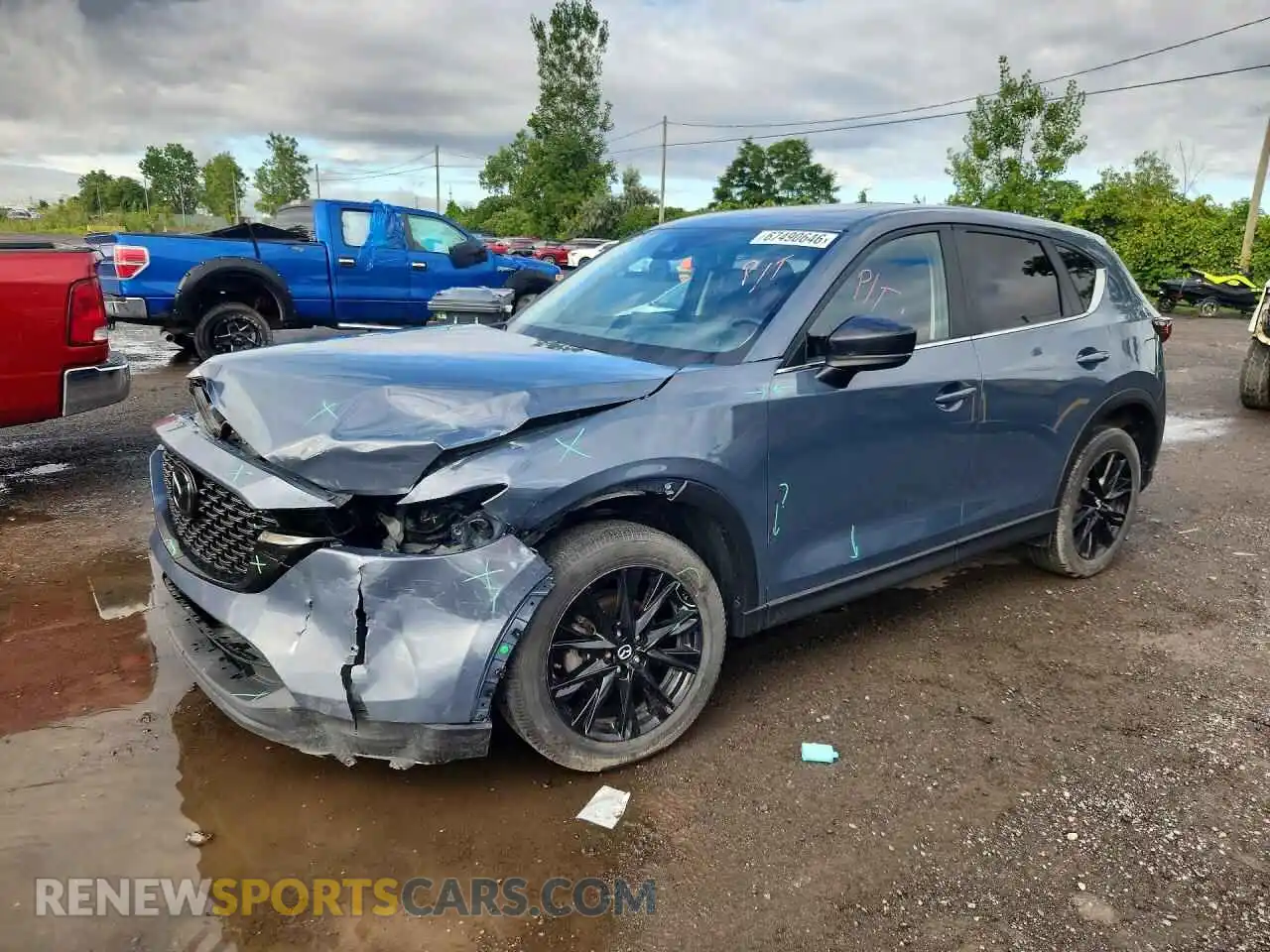 1 Photograph of a damaged car JM3KFBCM7P0111289 MAZDA CX-5 2023