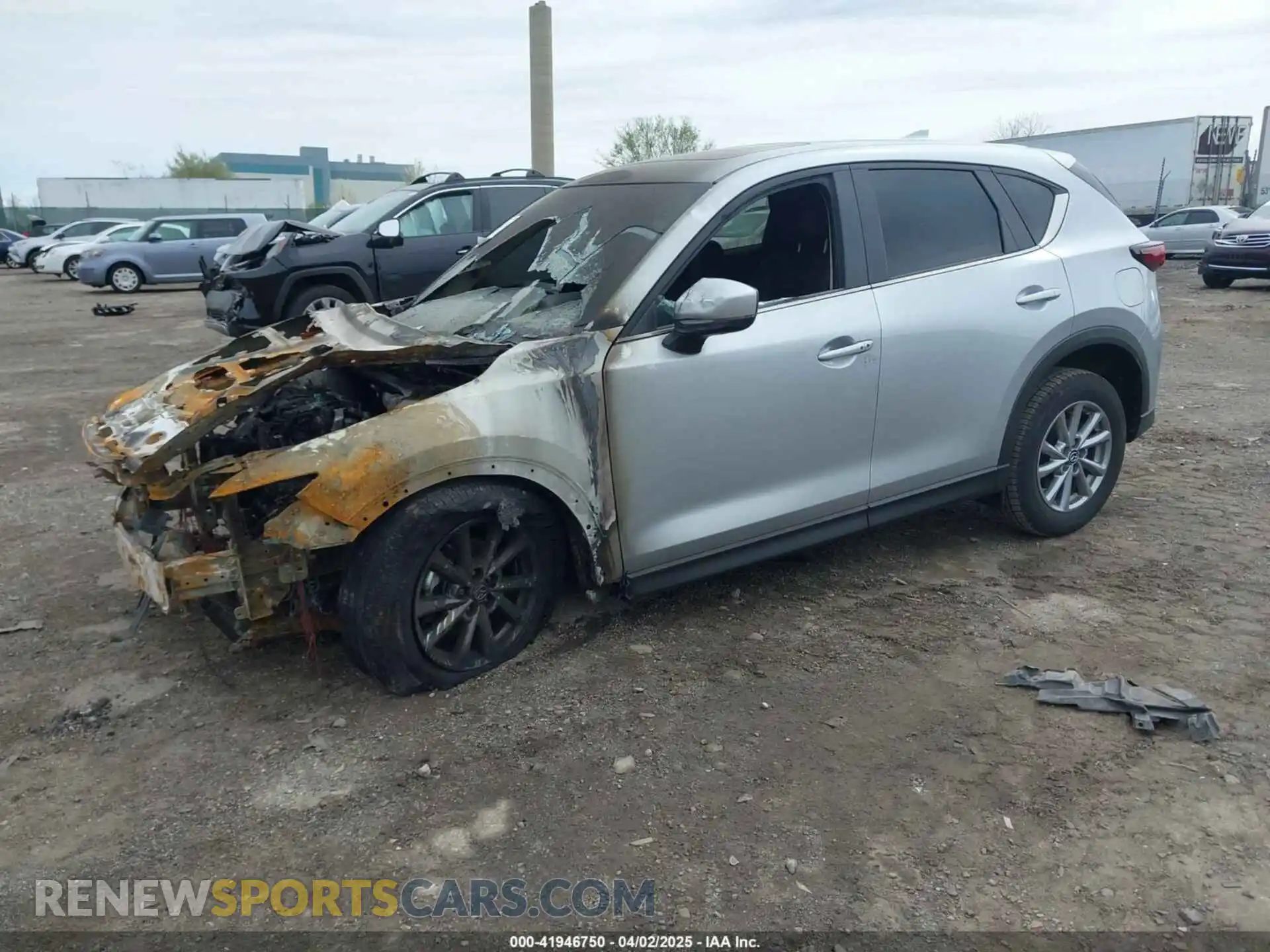 2 Photograph of a damaged car JM3KFBCMXP0265141 MAZDA CX-5 2023
