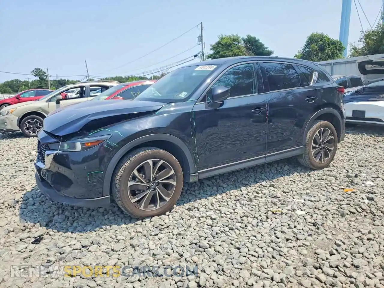 1 Photograph of a damaged car JM3KFBDM0P0222054 MAZDA CX-5 2023