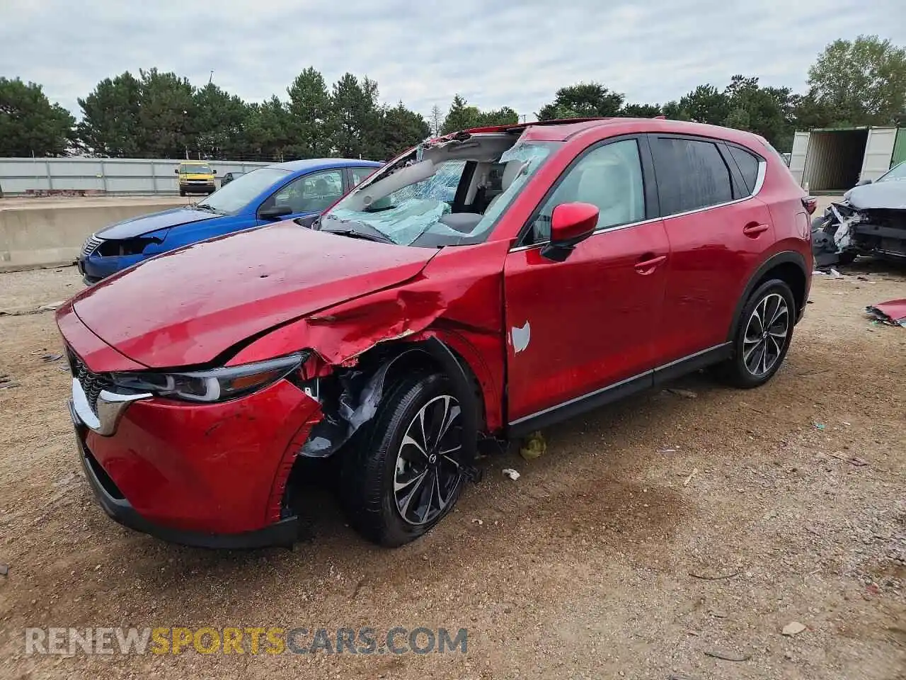 1 Photograph of a damaged car JM3KFBDM3P0118044 MAZDA CX-5 2023