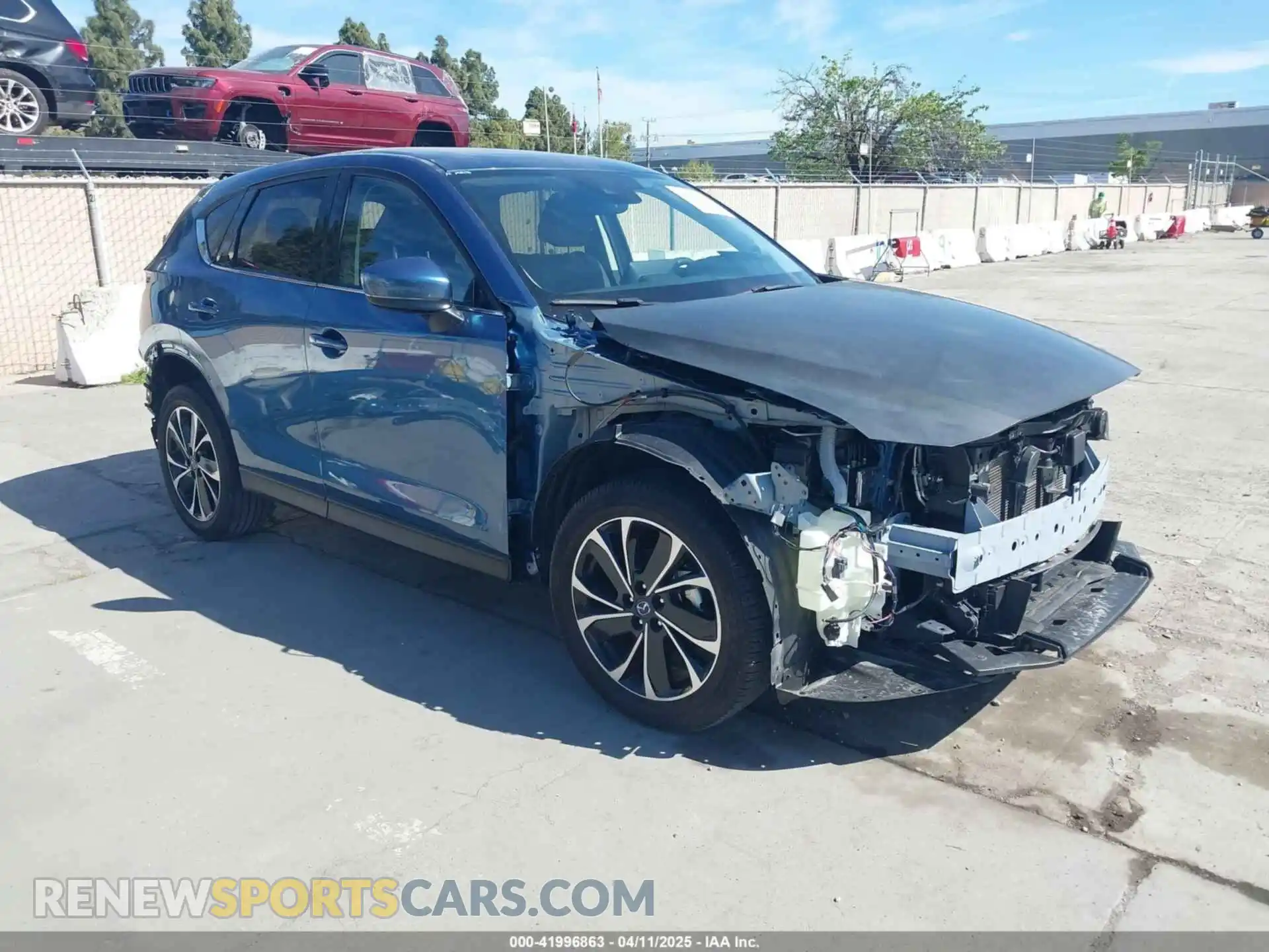 1 Photograph of a damaged car JM3KFBDM7P0233374 MAZDA CX-5 2023