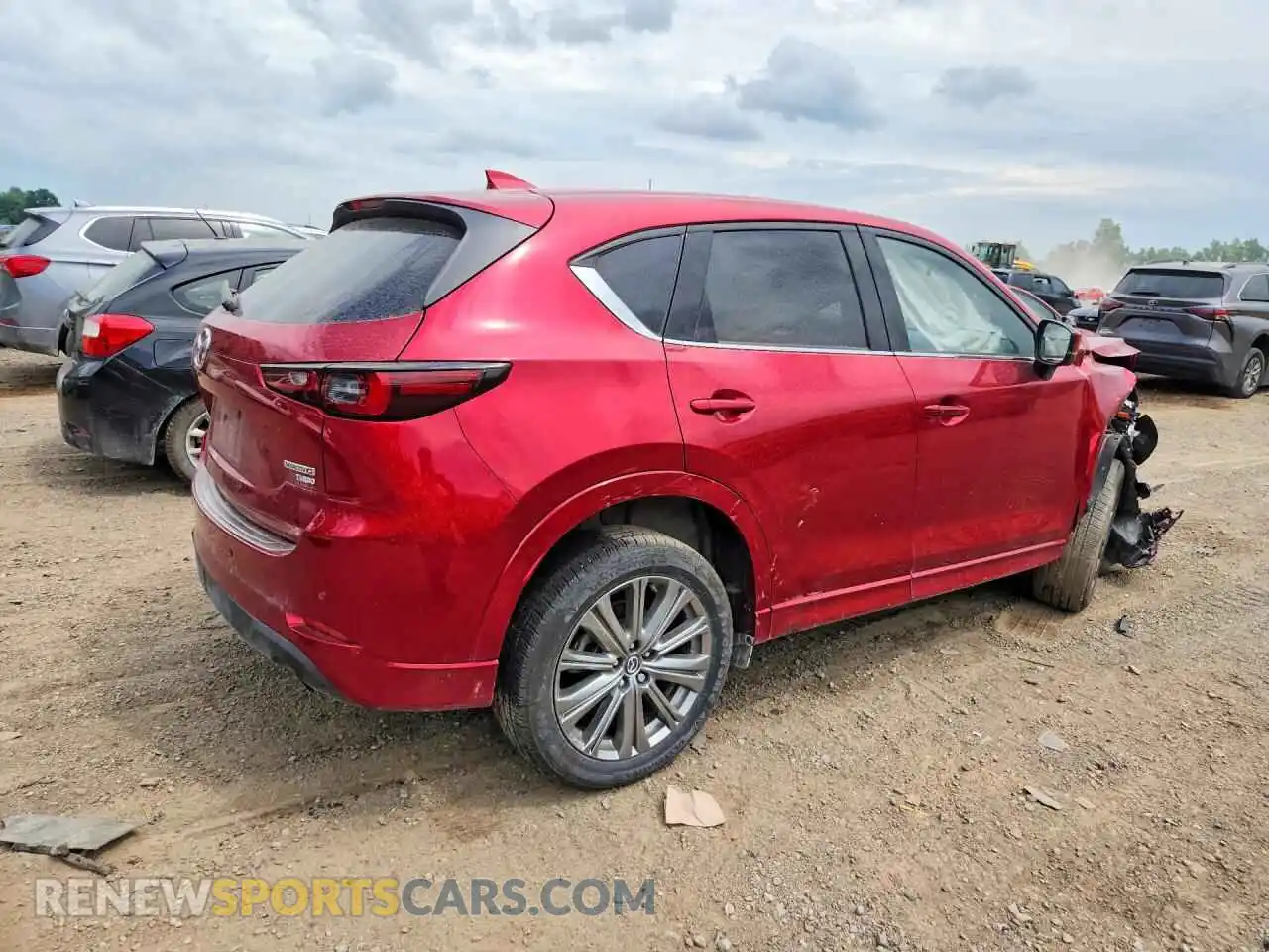 3 Фотография поврежденного автомобиля JM3KFBXY7P0224849 MAZDA CX-5 2023