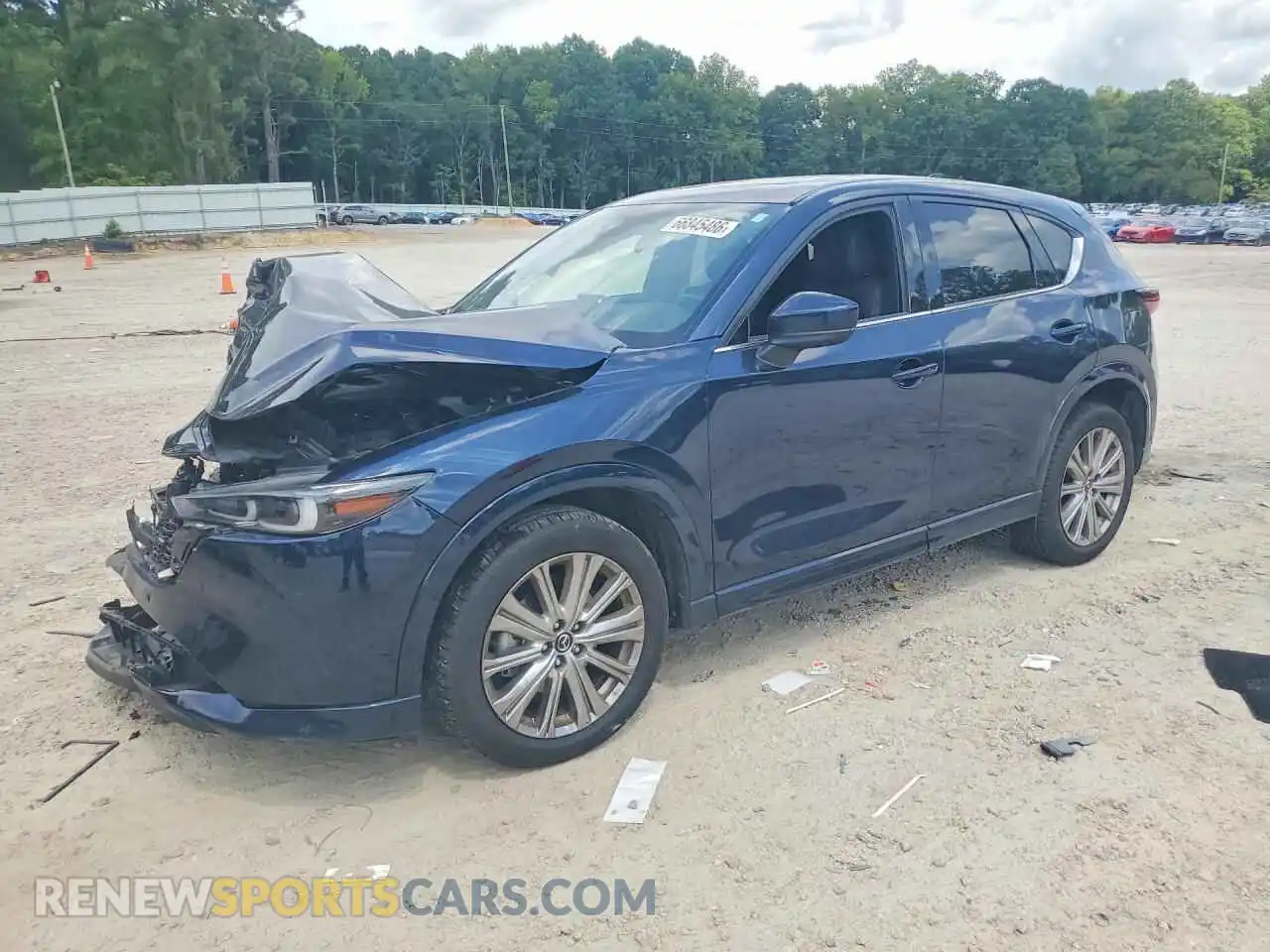 1 Photograph of a damaged car JM3KFBXY9P0123456 MAZDA CX-5 2023