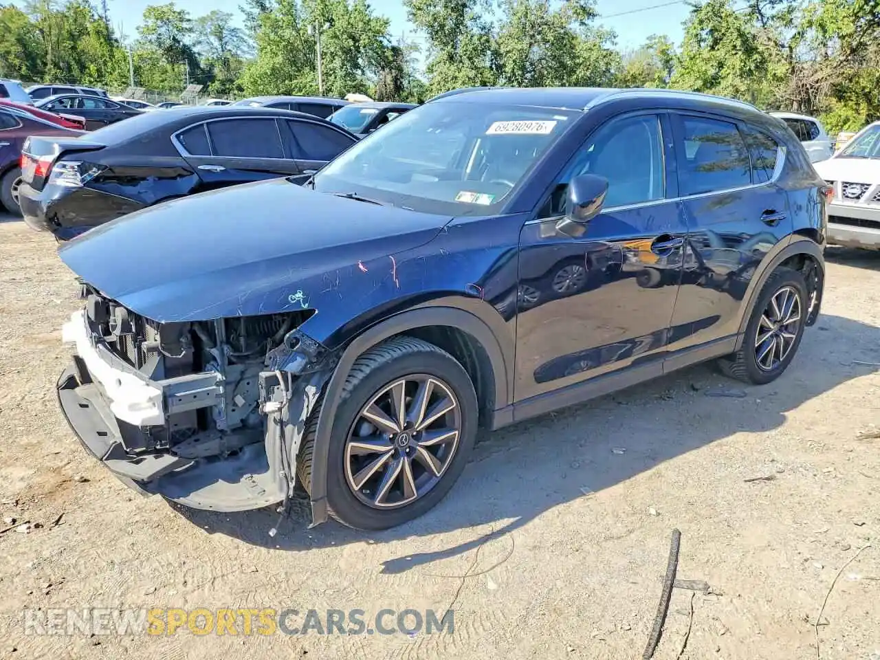 1 Photograph of a damaged car JM3KFADM2J0391705 MAZDA CX-5 2024