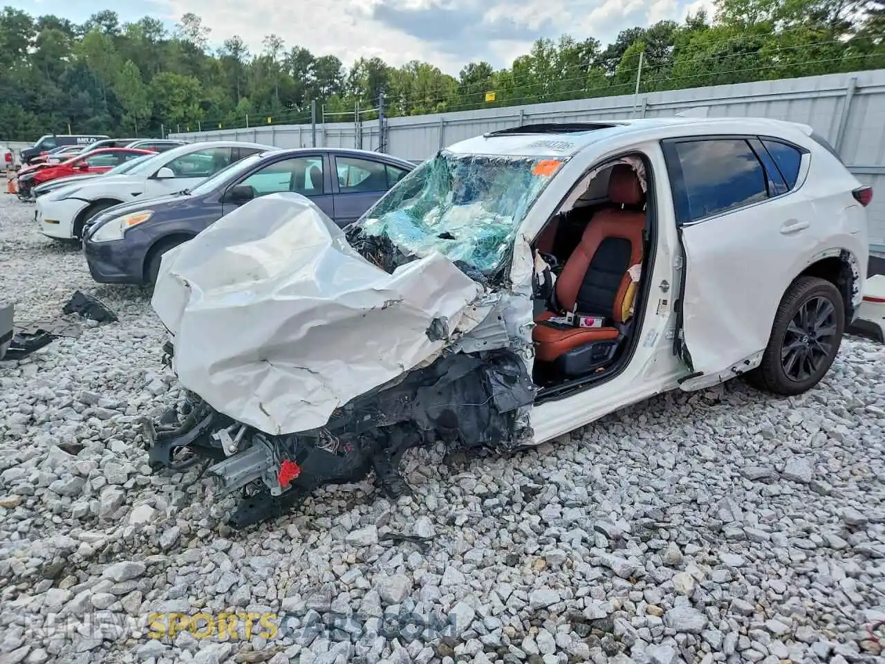 1 Photograph of a damaged car JM3KFBAY9R0350285 MAZDA CX-5 2024