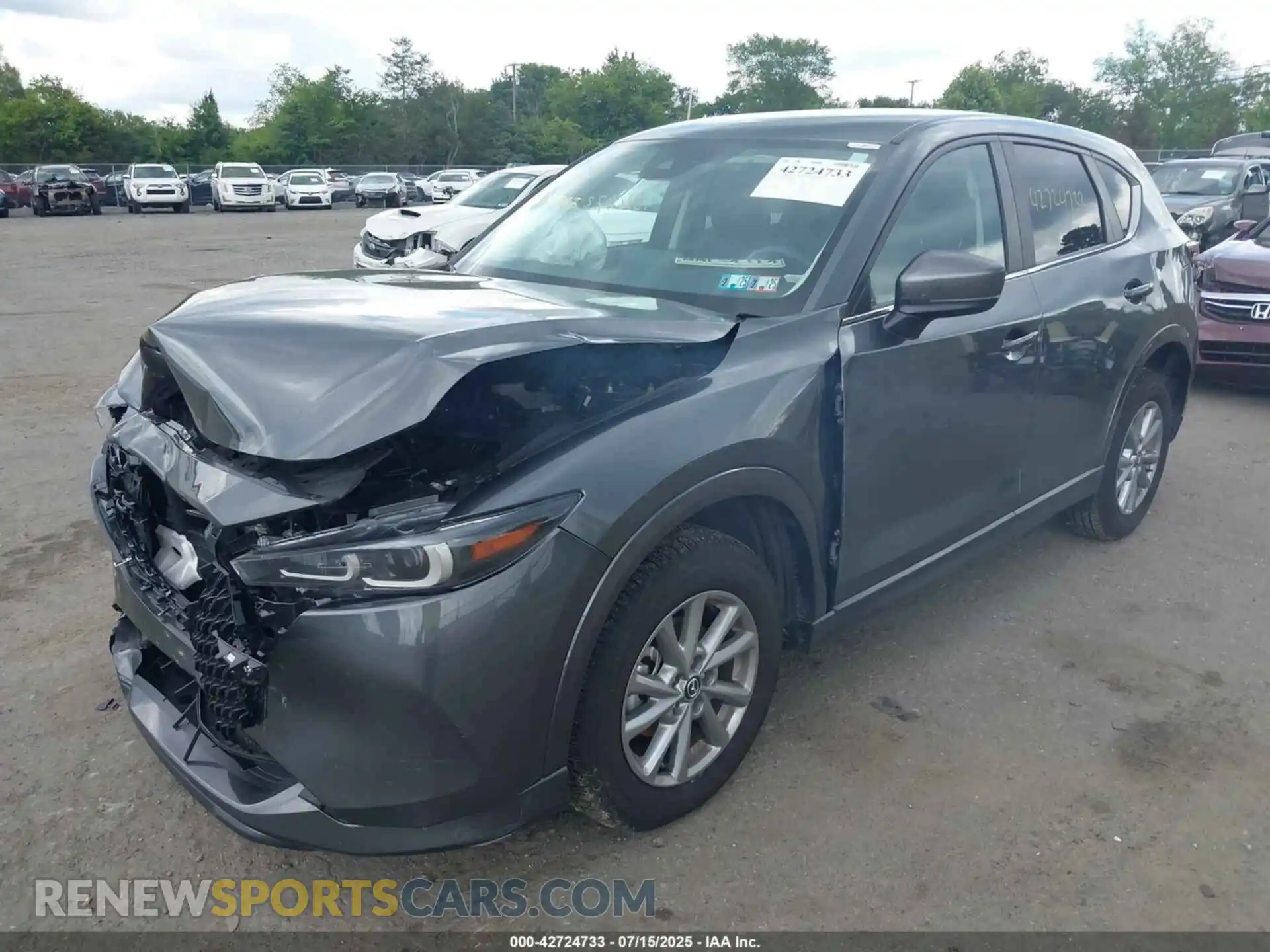 2 Photograph of a damaged car JM3KFBBL2R0454488 MAZDA CX-5 2024