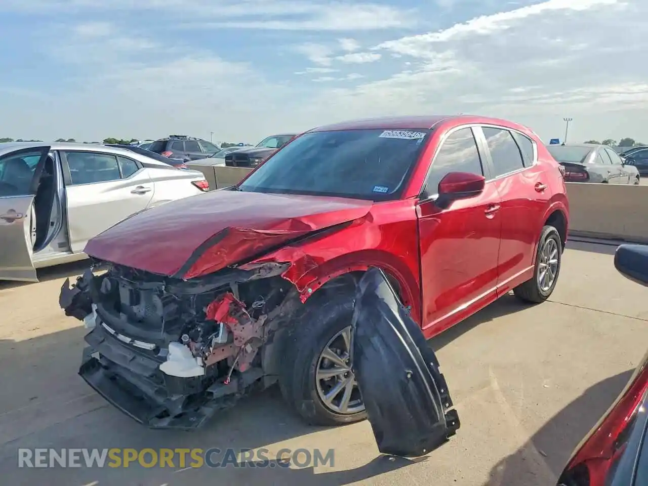 1 Photograph of a damaged car JM3KFBBLXR0441326 MAZDA CX-5 2024