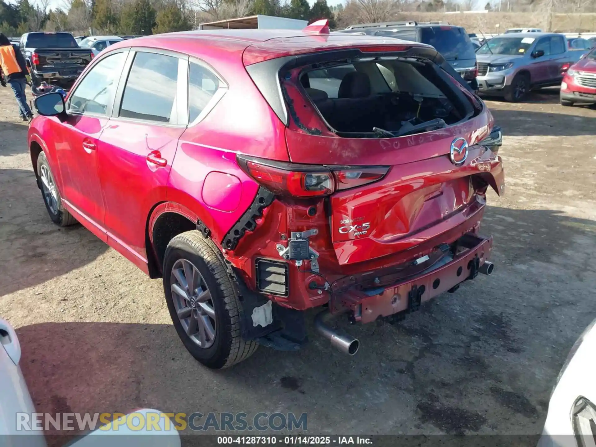 3 Photograph of a damaged car JM3KFBCL1R0432674 MAZDA CX-5 2024