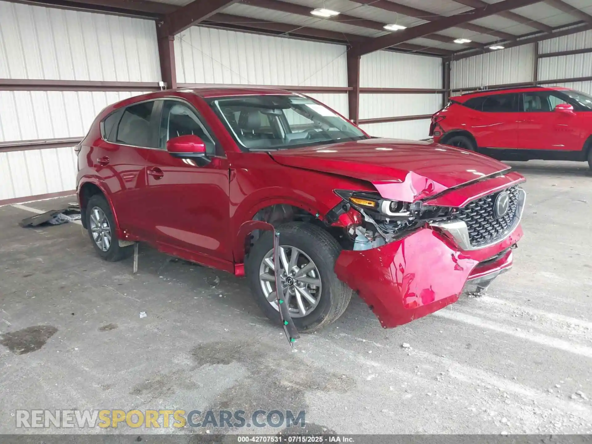 1 Photograph of a damaged car JM3KFBCL5R0406904 MAZDA CX-5 2024