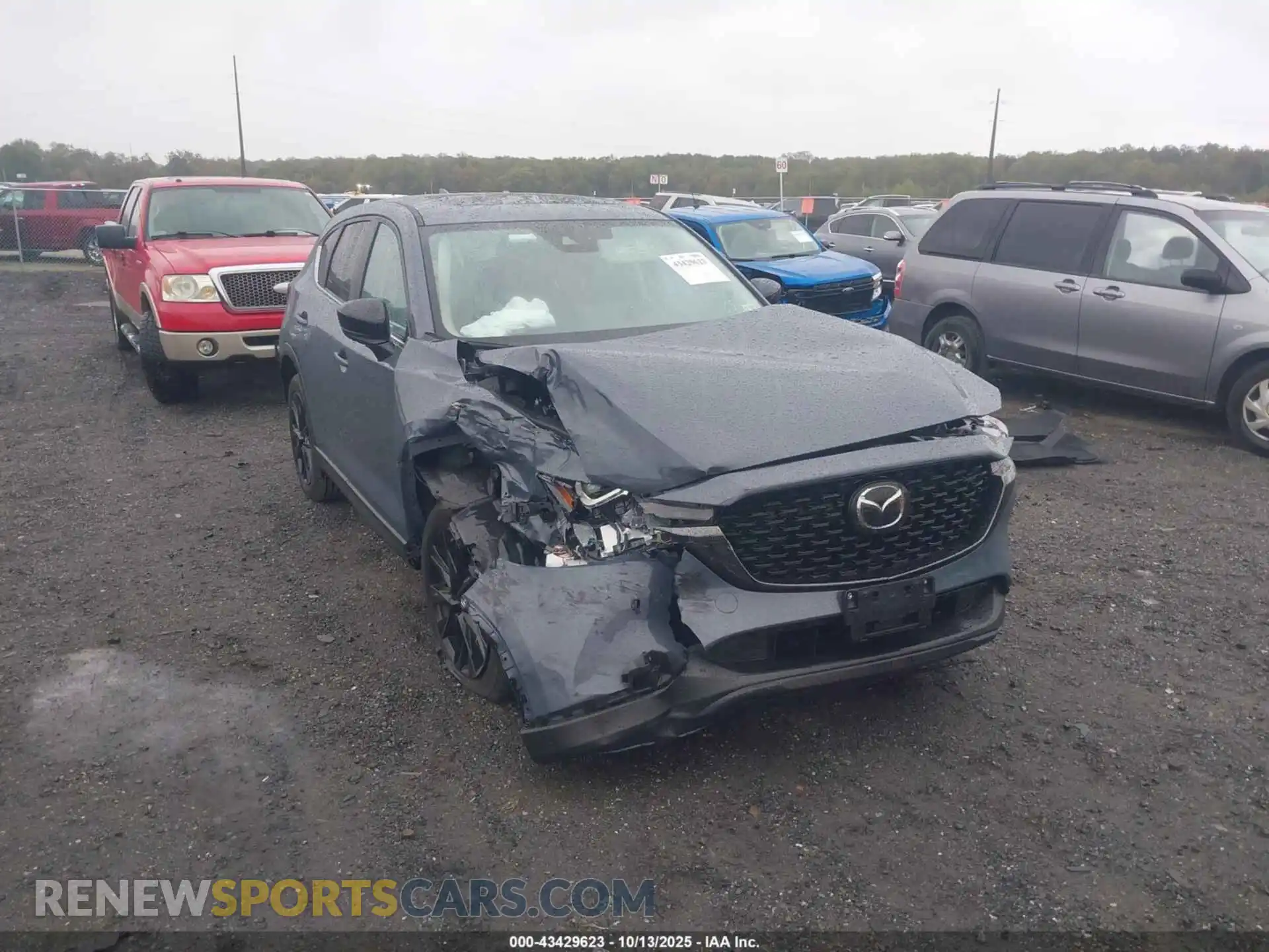 1 Photograph of a damaged car JM3KFBCLXR0413640 MAZDA CX-5 2024