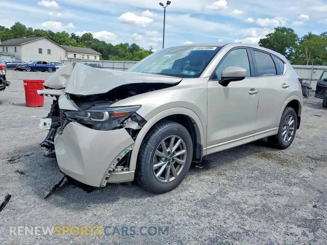 1 Photograph of a damaged car JM3KFBCM6R0371752 MAZDA CX-5 2024