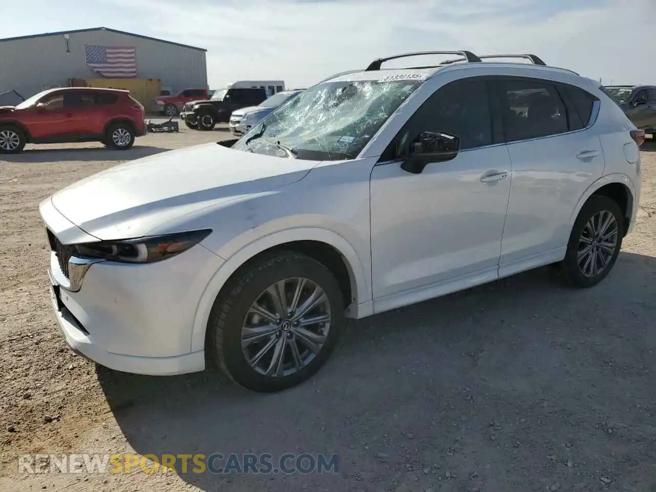 1 Photograph of a damaged car JM3KFBXY3R0378526 MAZDA CX-5 2024