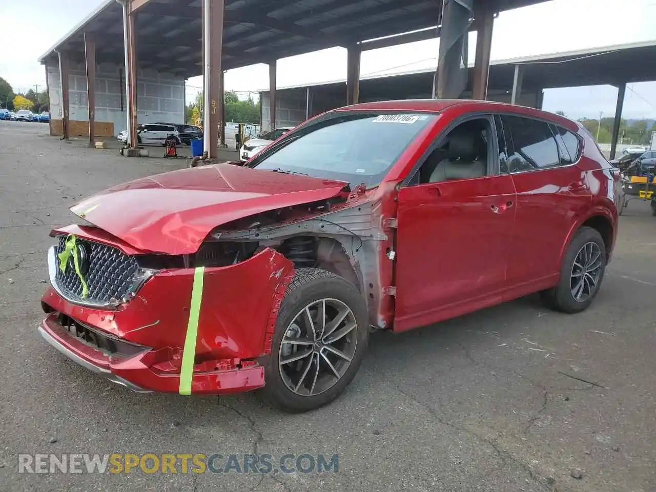 1 Photograph of a damaged car JM3KFBXY6R0499471 MAZDA CX-5 2024