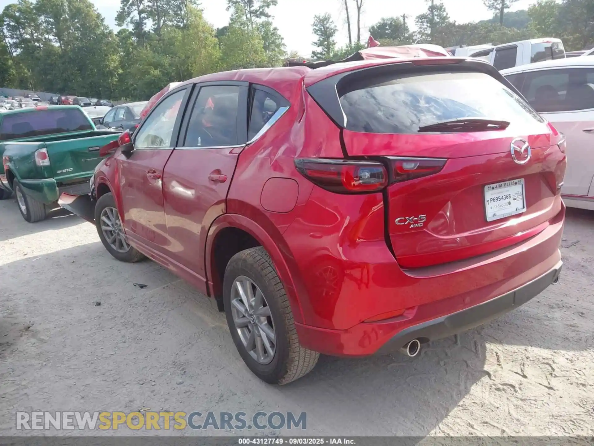 3 Photograph of a damaged car JM3KFBBL1S0707077 MAZDA CX-5 2025
