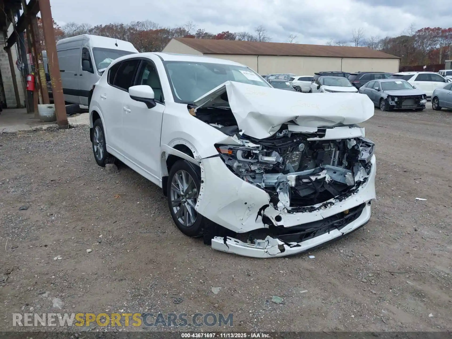 1 Photograph of a damaged car JM3KFBEM2S0687698 MAZDA CX-5 2025