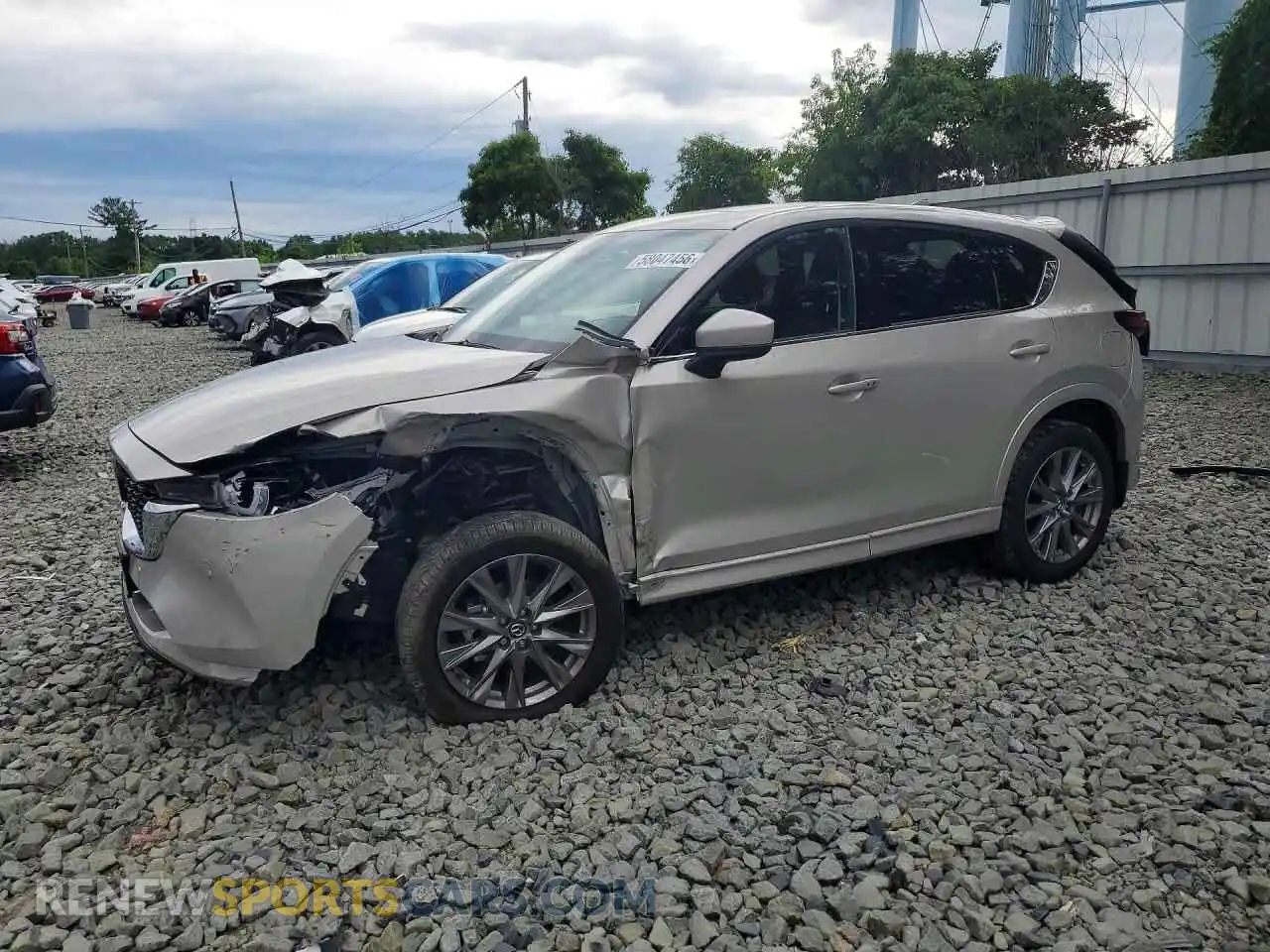 1 Photograph of a damaged car JM3KFBEM2S0715323 MAZDA CX-5 2025