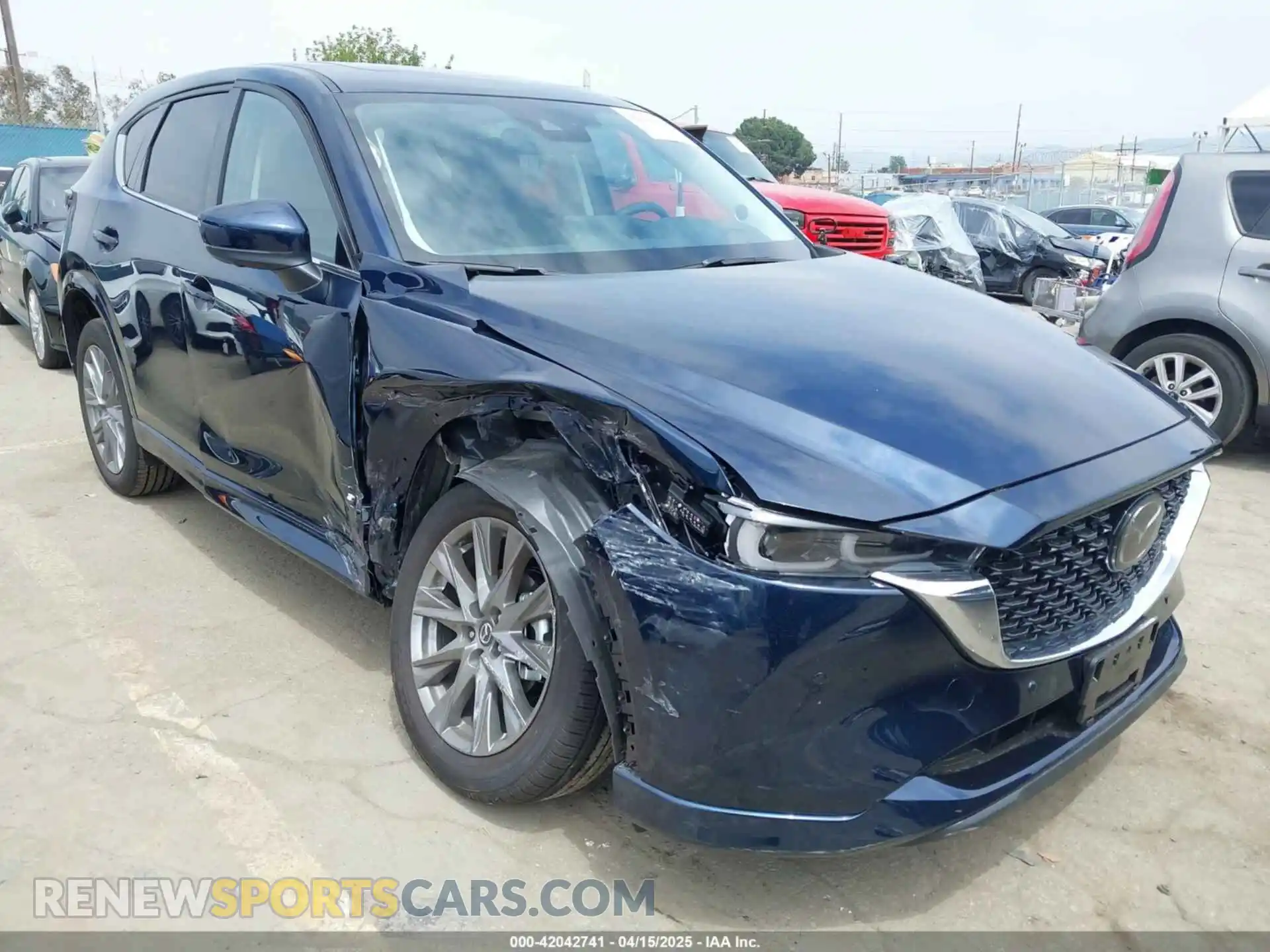 1 Photograph of a damaged car JM3KFBEM9S0615185 MAZDA CX-5 2025