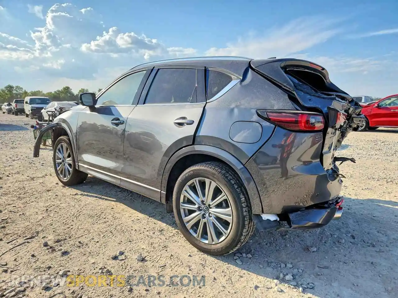 2 fotografías del automóvil dañado JM3KFBXY6S0624815 MAZDA CX-5 2025