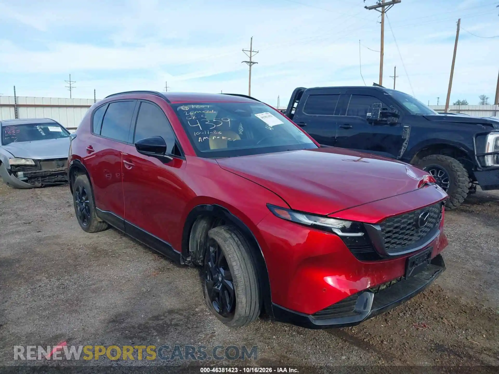 1 fotografías del automóvil dañado JM3KMEHA1T0124359 MAZDA CX-5 2026