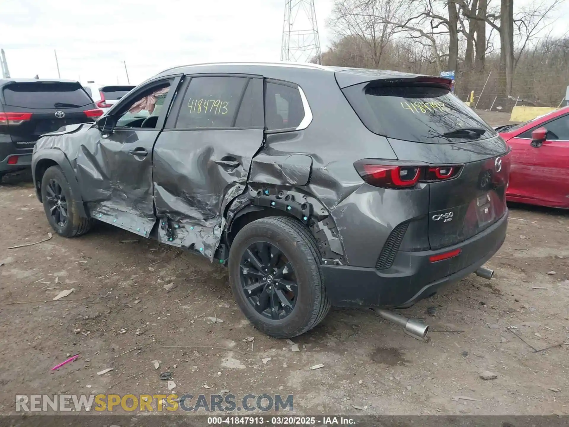 3 Photograph of a damaged car 7MMVABAM9RN165867 MAZDA CX-50 2024