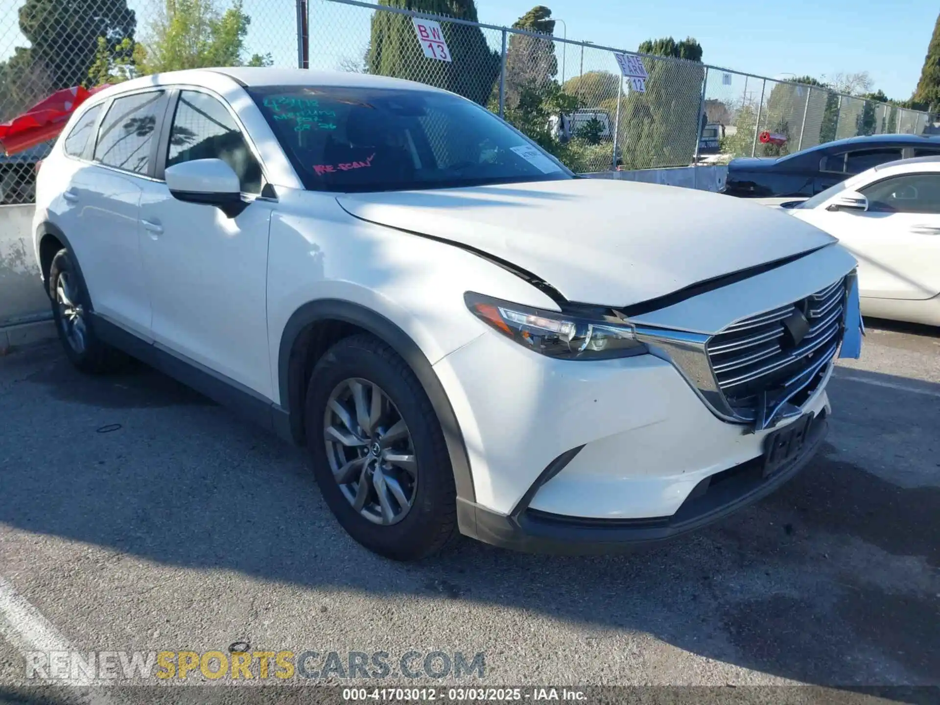 1 Photograph of a damaged car JM3TCABY9K0309019 MAZDA CX-9 2019
