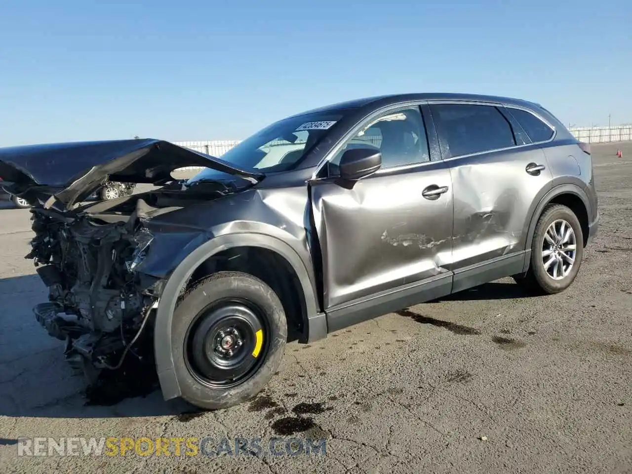 1 Photograph of a damaged car JM3TCACY1K0306940 MAZDA CX-9 2019